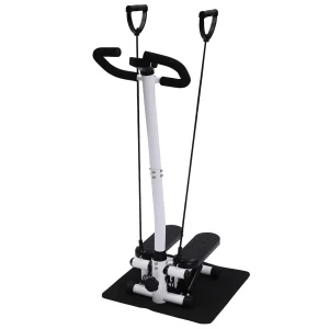 Fitness Stepper With Handlebars
