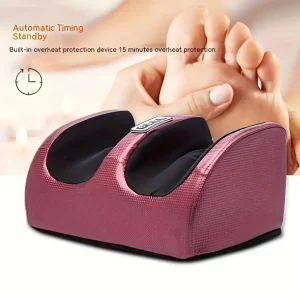 Household foot massager with heating function
