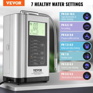 VEVOR Alkaline Water Ionizer Machine